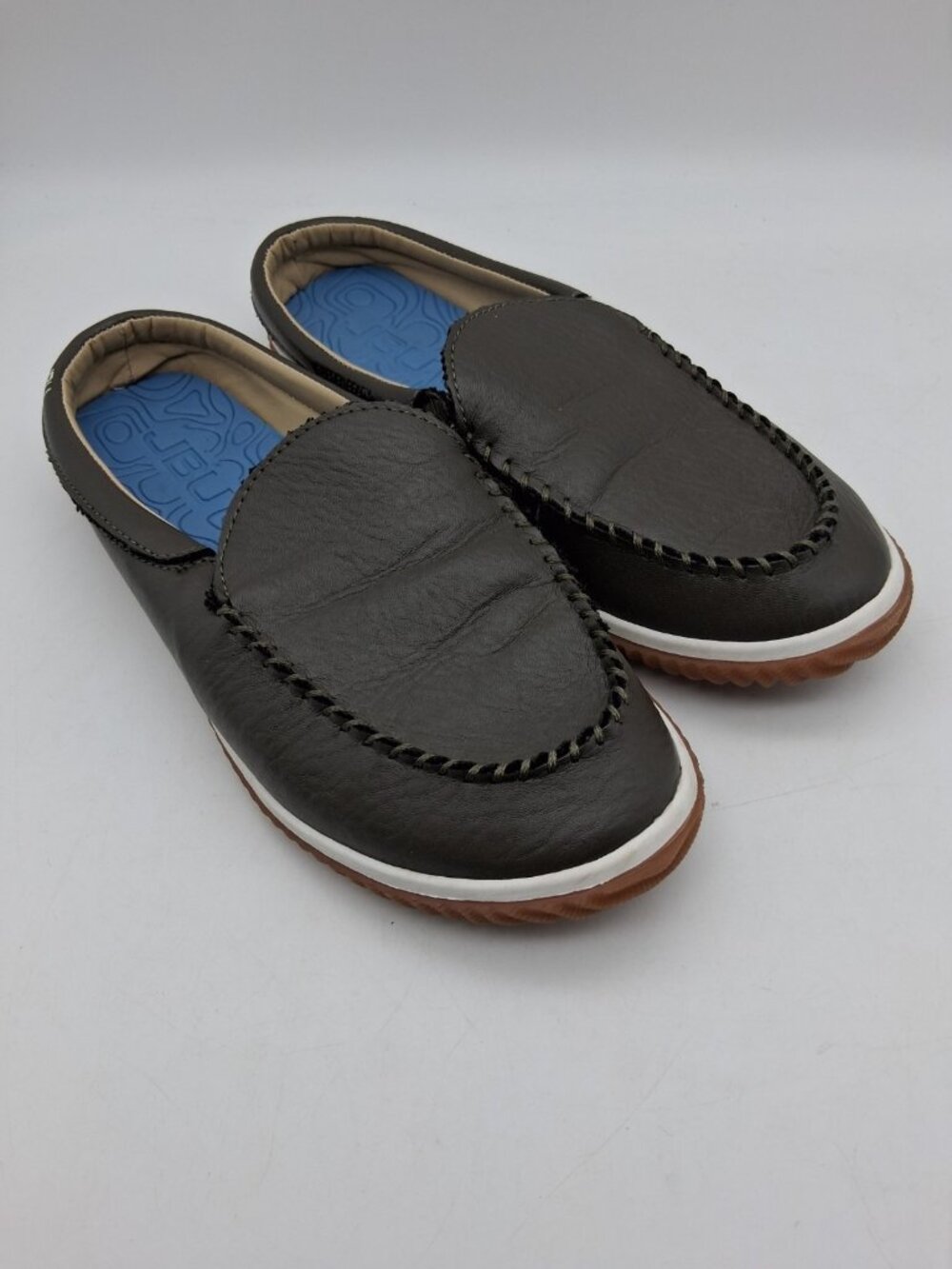 JBU by Jambu Women's Torino Mule Garden Ready Gray Slip Ons Size 9.5M